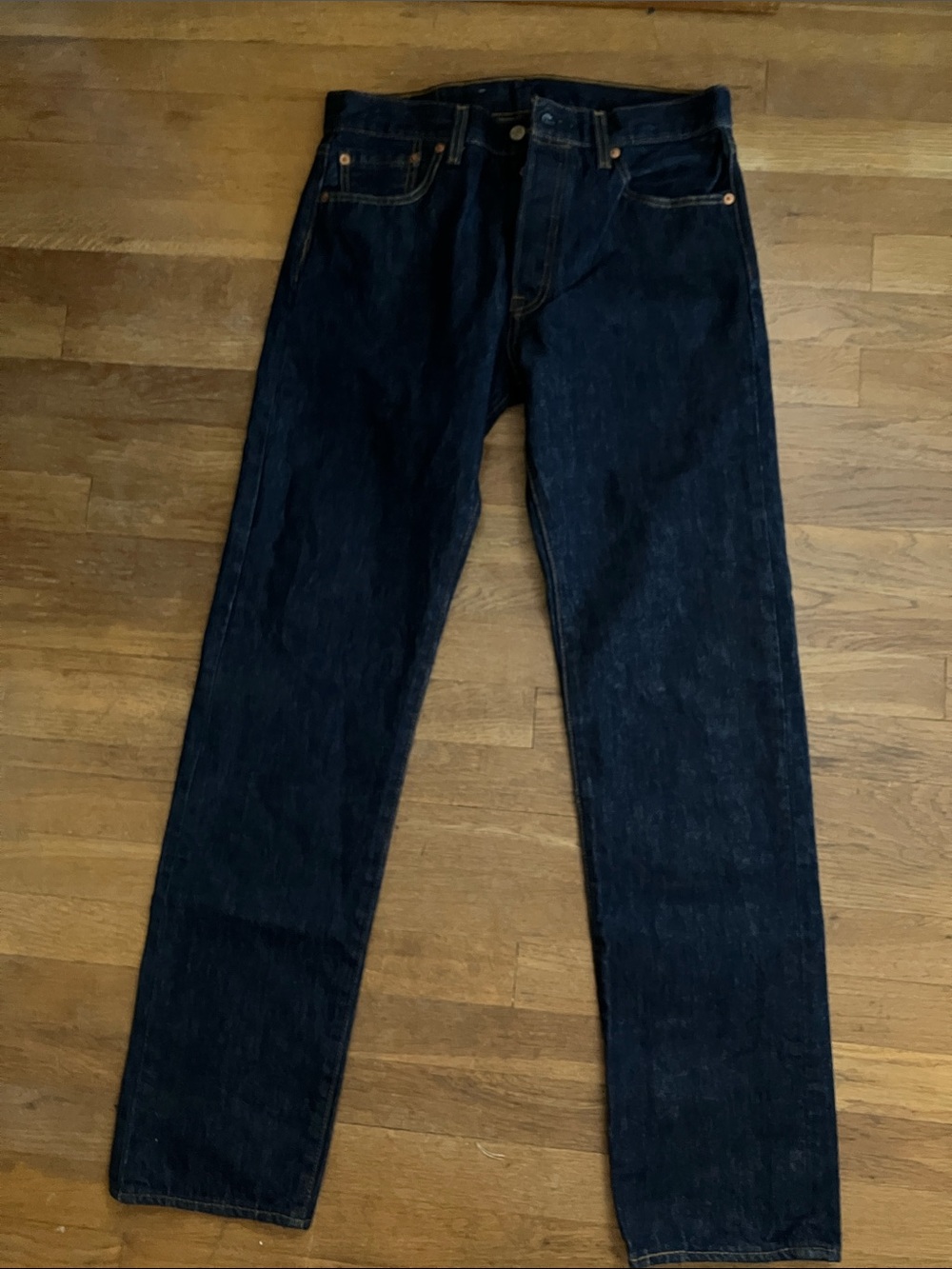 Levi's Men's Straight Jeans — Dark Blue Indigo